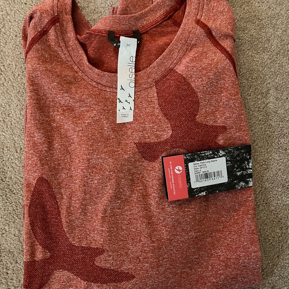 Oiselle flight long sleeve size xl nwt